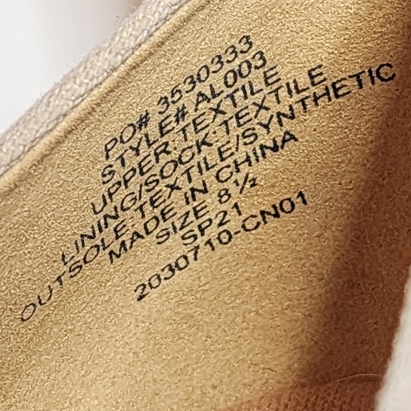J. Crew Canvas espadrille wedges in Flax. Women's size 8.5. - Picture 3 of 16